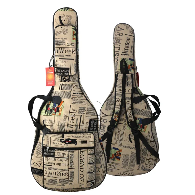Case Guitar Gig Bag - 600D Oxford Waterproof 40 41Inch Guitar
