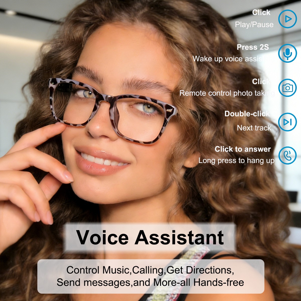 Audio Music Apps - Smart Audio Glasses, Real-Time Translation Via