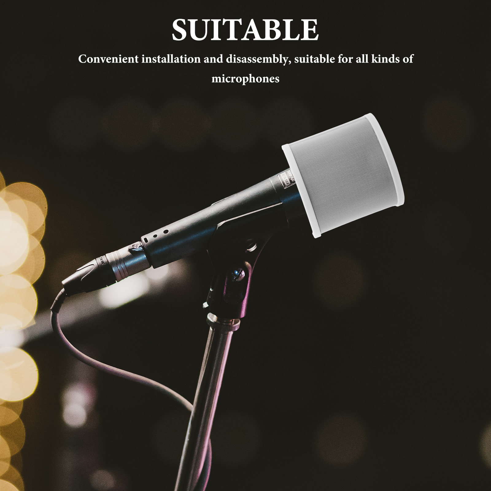 U Shaped Microphone Pop Filter - Recording Pop Filter ulasan dan harga