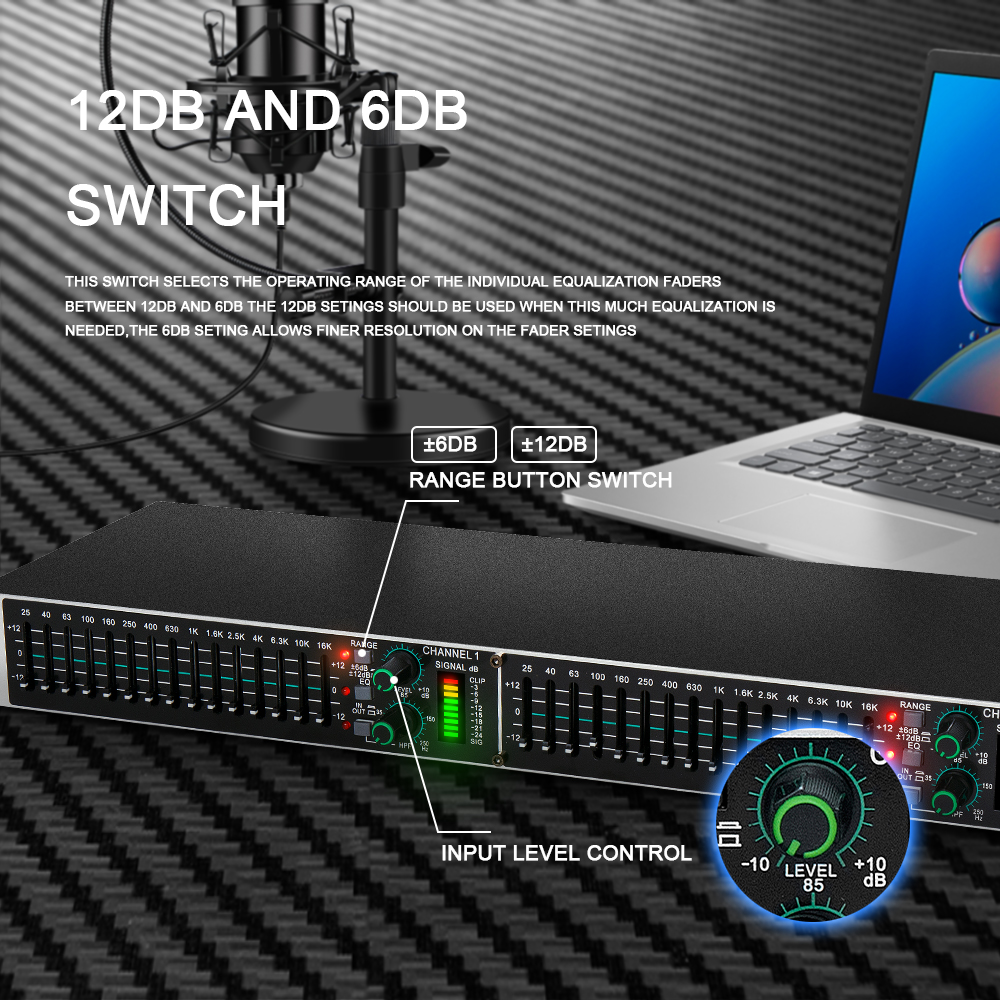 Eq215 Dual 15-Band Graphic Equ - Audio Music Maker ulasan dan harga