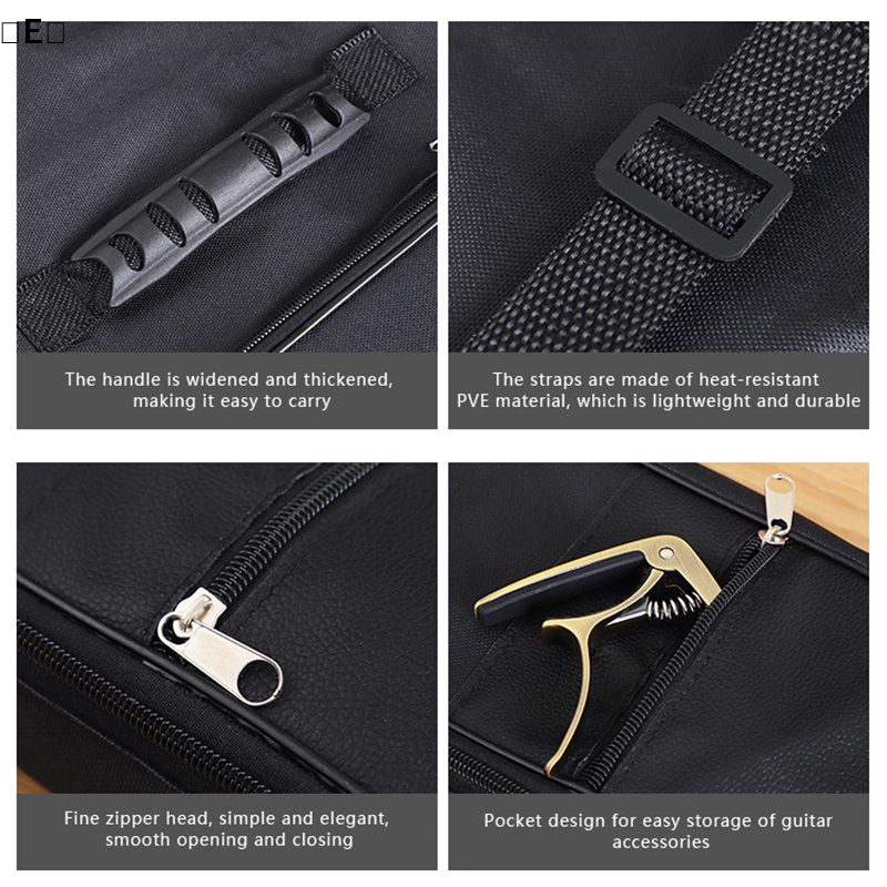 〔E〕41 Inch Portable Acoustic G - Case Guitar Gig Bag ulasan dan harga