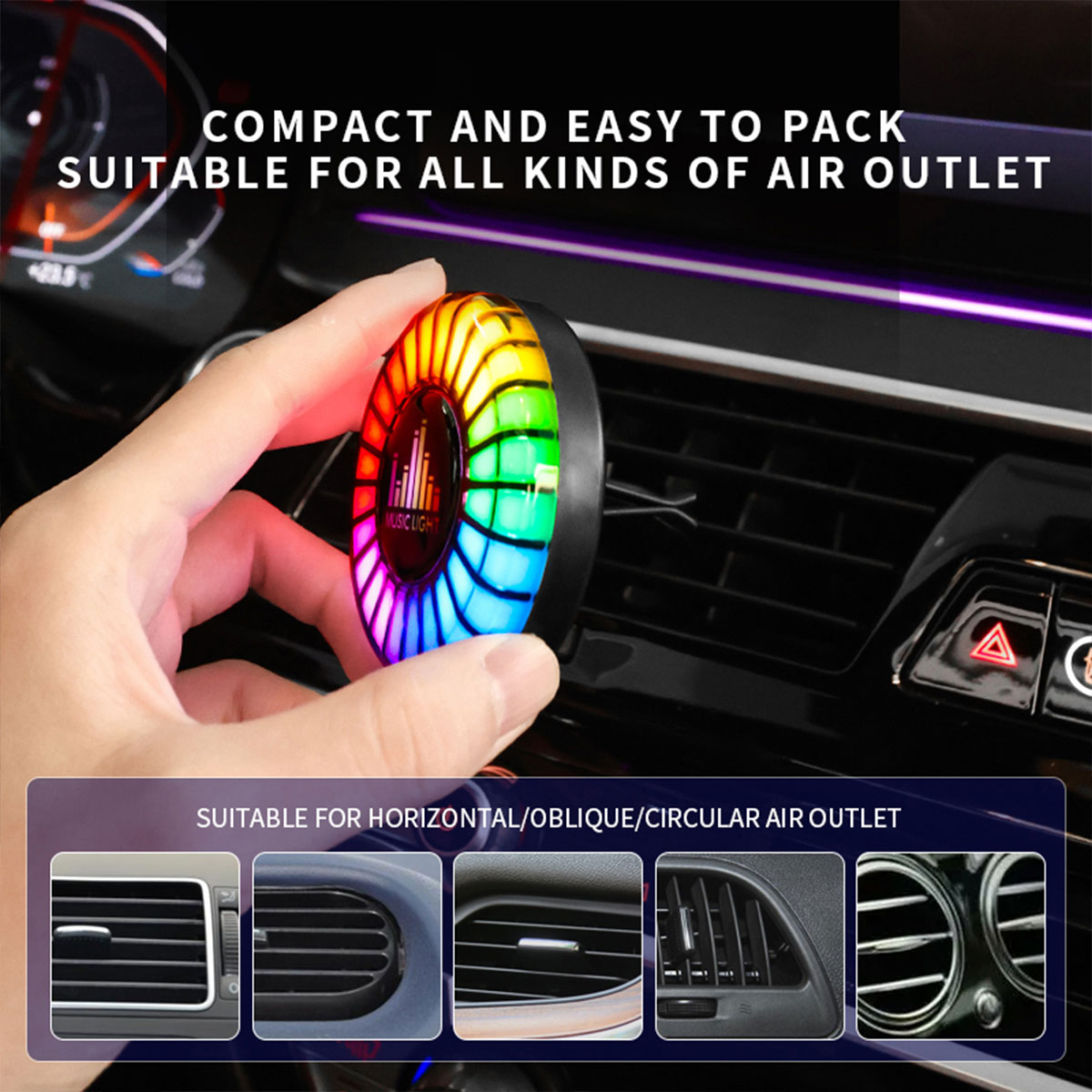 Car Music Rhythm Lamp Car Air  - Audio Music Apps ulasan dan harga