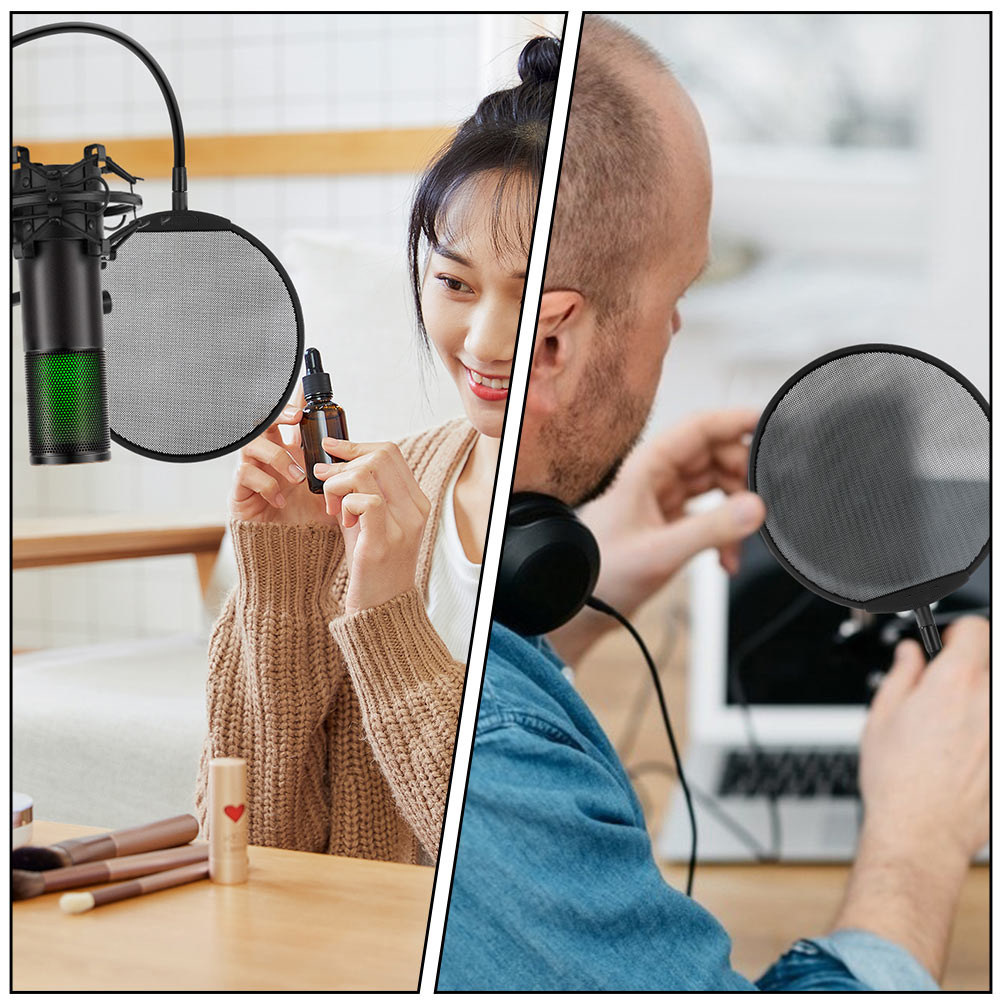 1Pcs Professional Microphone W - Recording Pop Filter ulasan dan harga
