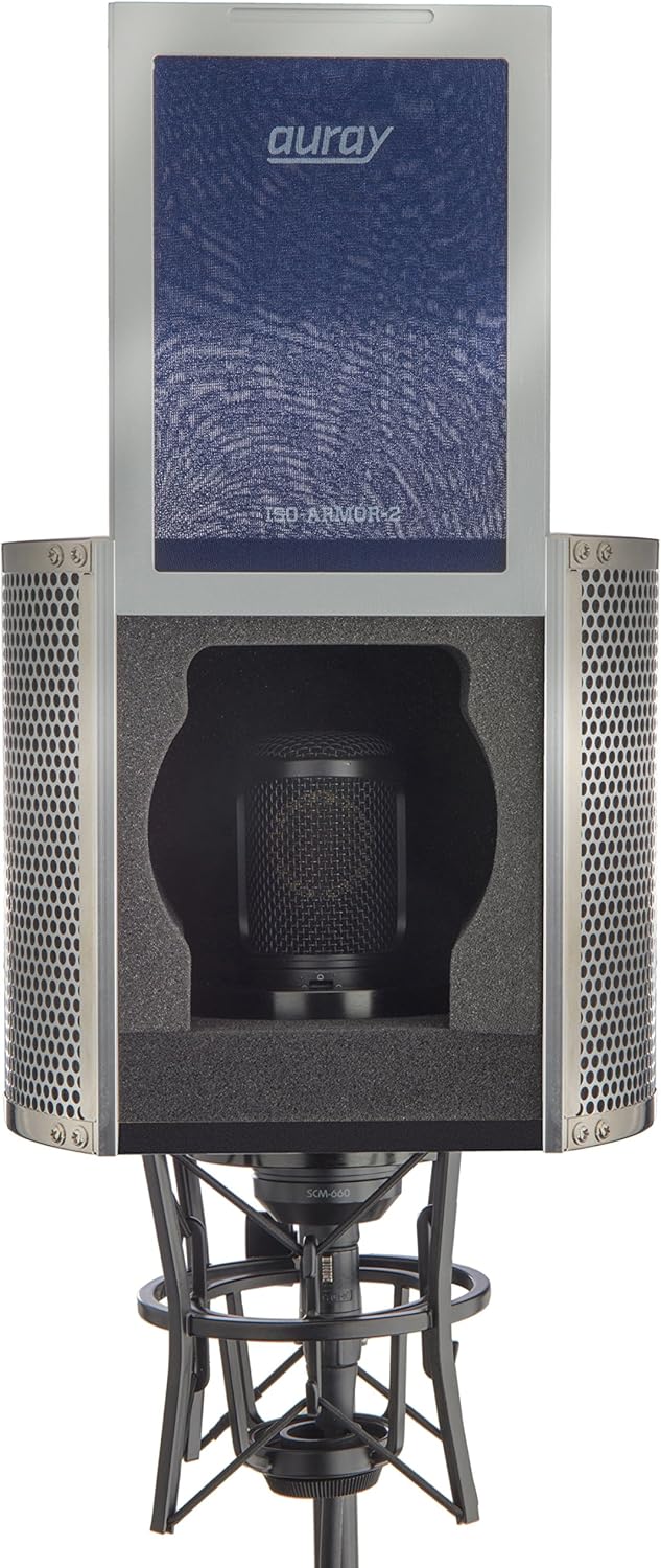 Microphone Isolation Chamber w - Recording Pop Filter ulasan dan harga