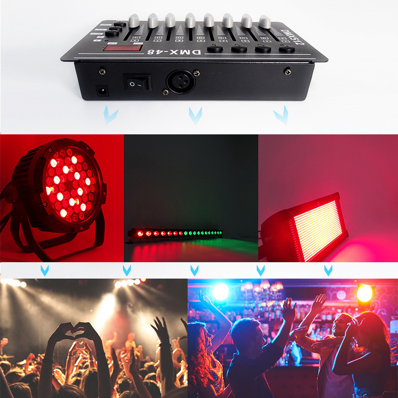 Stage Light Console Mini DMX-4 - Audio Music Maker ulasan dan harga