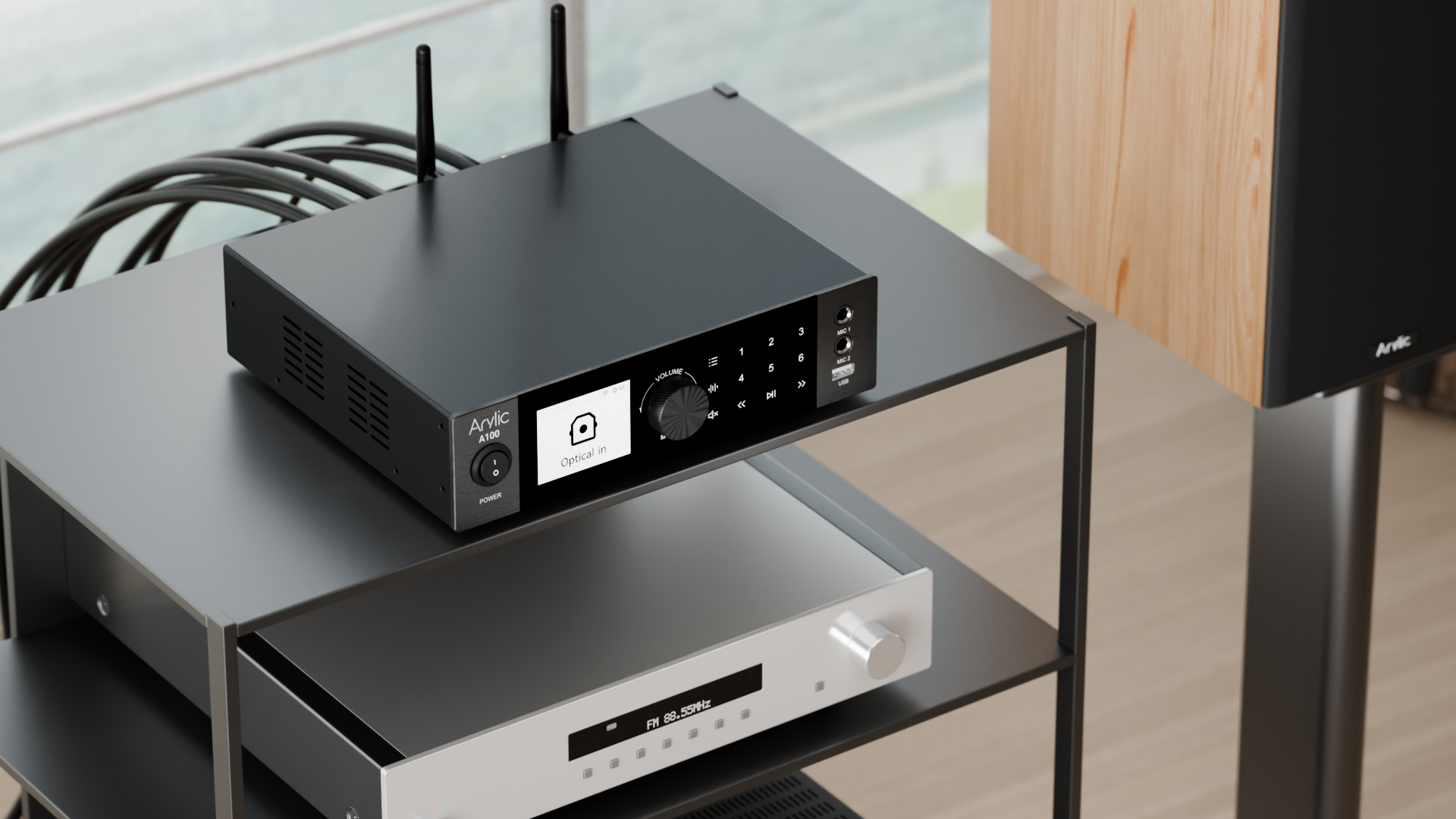 A100 Stereo Amplifier Home Aud - Audio Music Apps ulasan dan harga