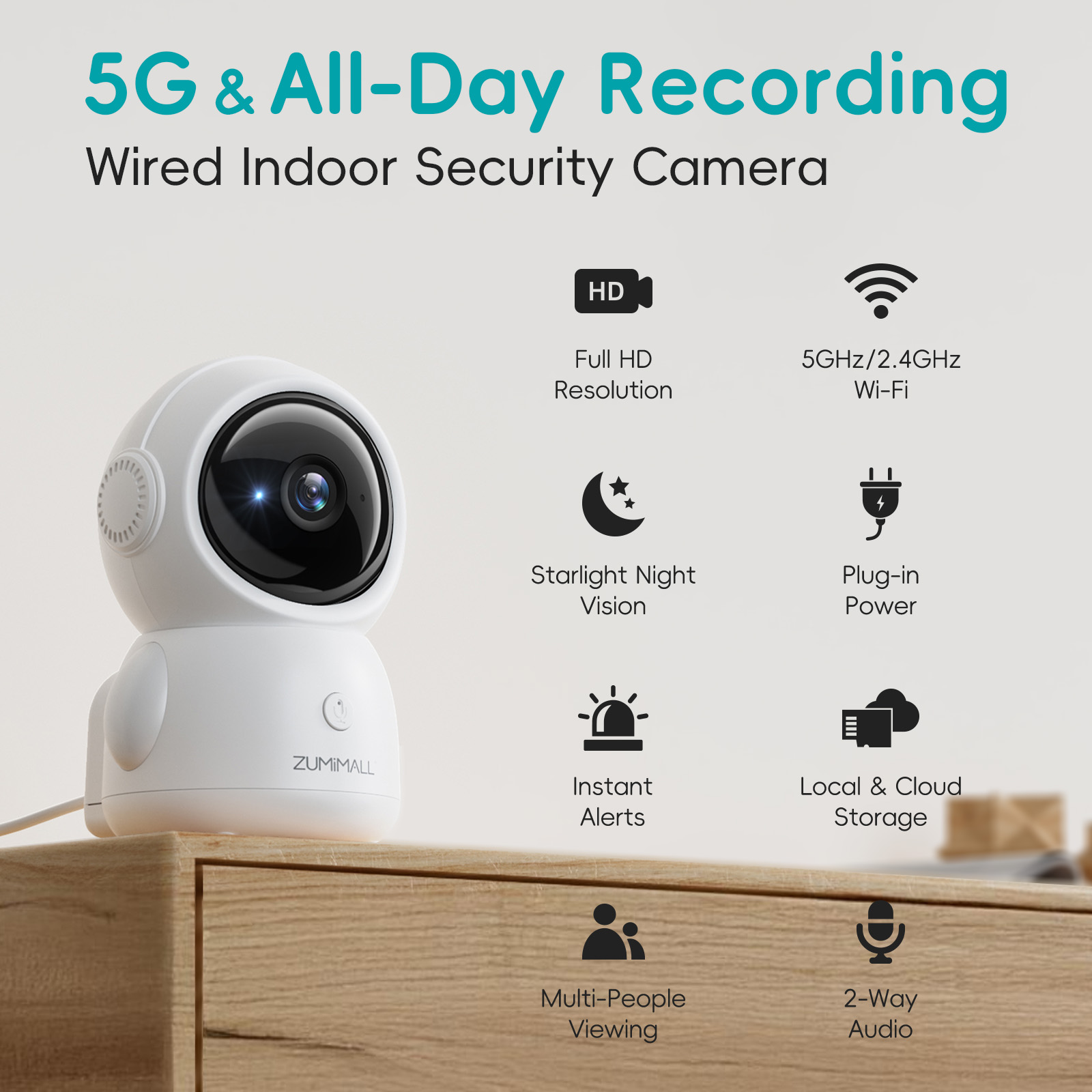 ZUMIMALL APP Wired security Ca - Audio Music Apps ulasan dan harga