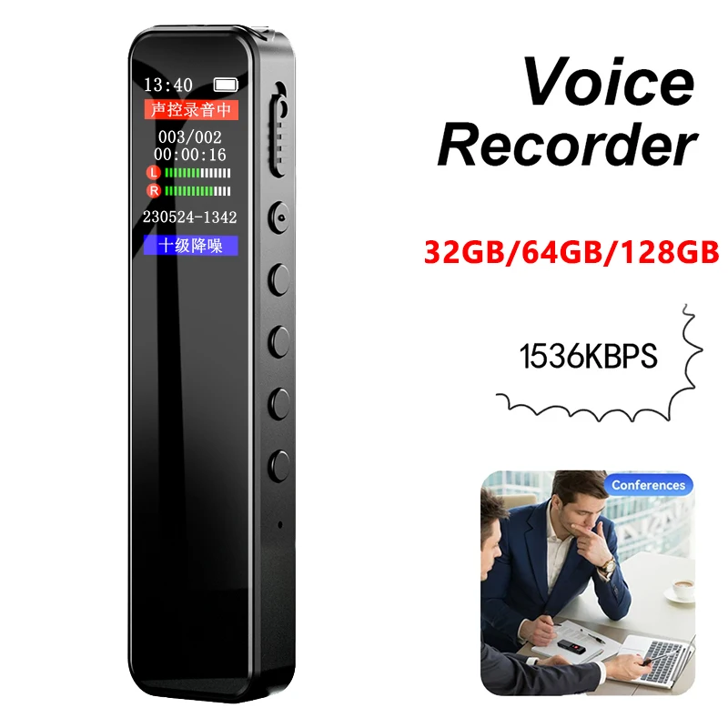 Digital Voice Recorder 32GB/64 - Audio Music Separate ulasan dan harga