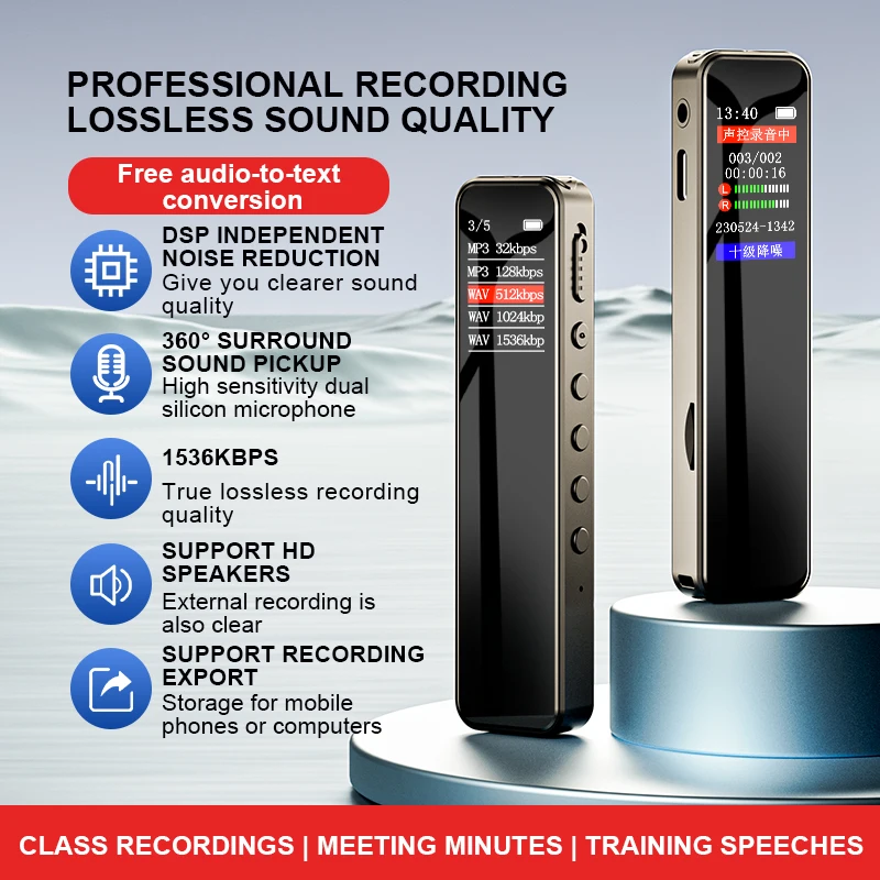 Digital Voice Recorder 32GB/64 - Audio Music Separate ulasan dan harga