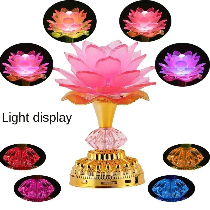 7Color for Lotus Flower Lamp B - Audio Music Maker ulasan dan harga