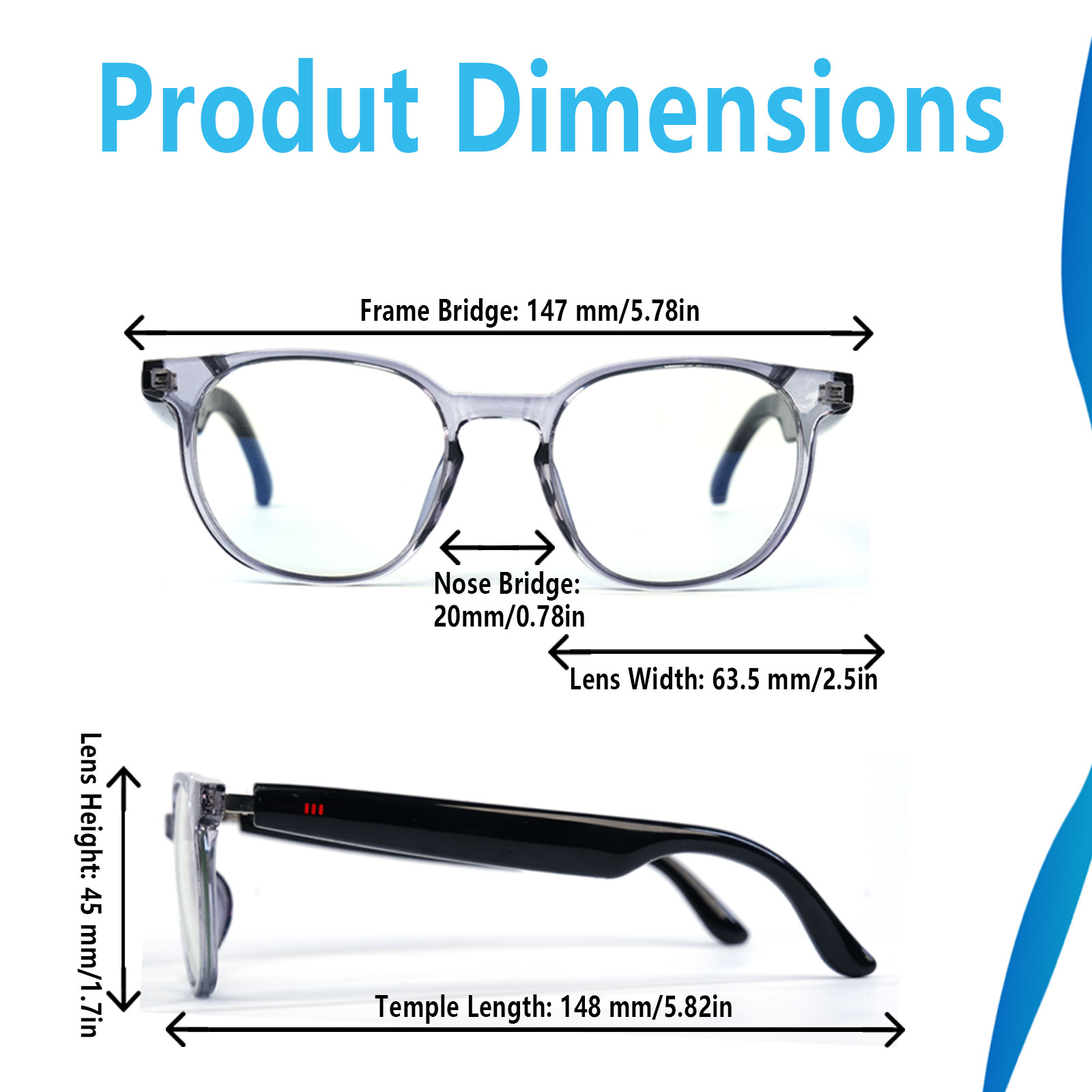 Smart Audio Glasses, Real-Time - Audio Music Apps ulasan dan harga
