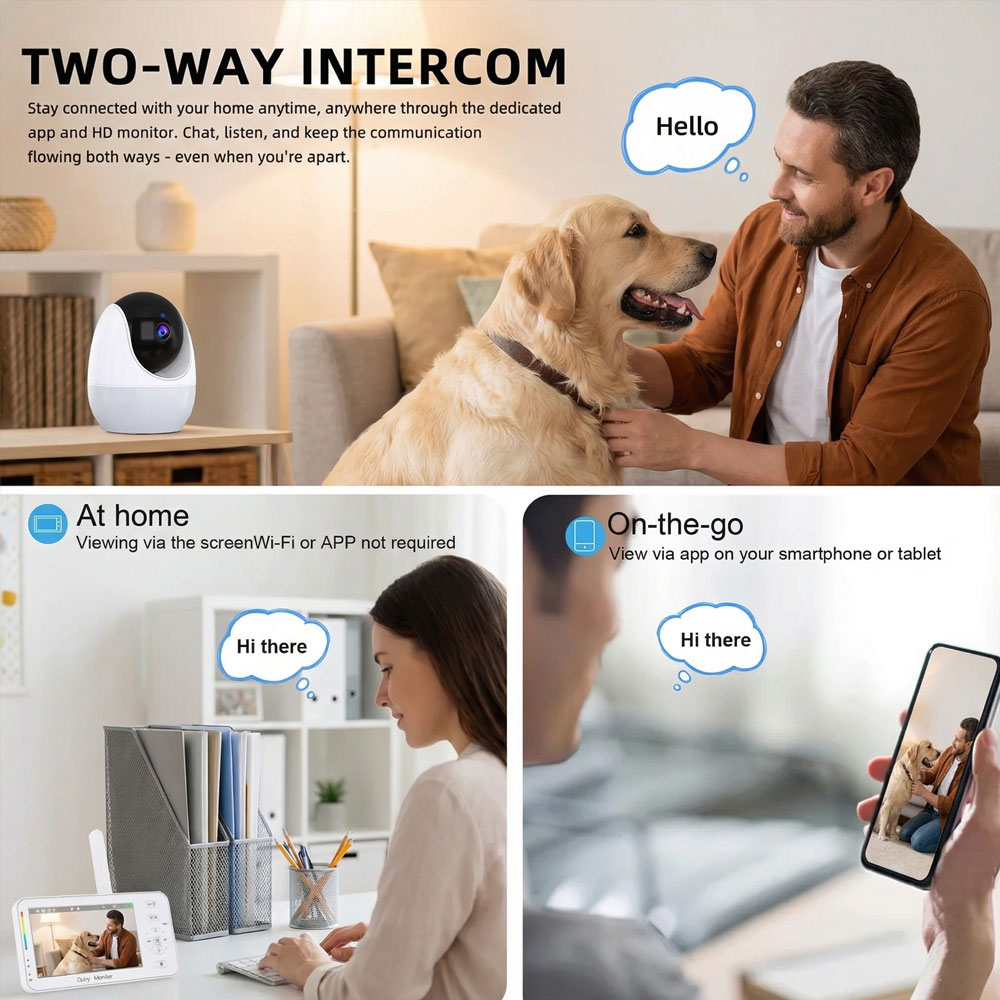 Smart Baby Monitor with Night  - Audio Music Apps ulasan dan harga