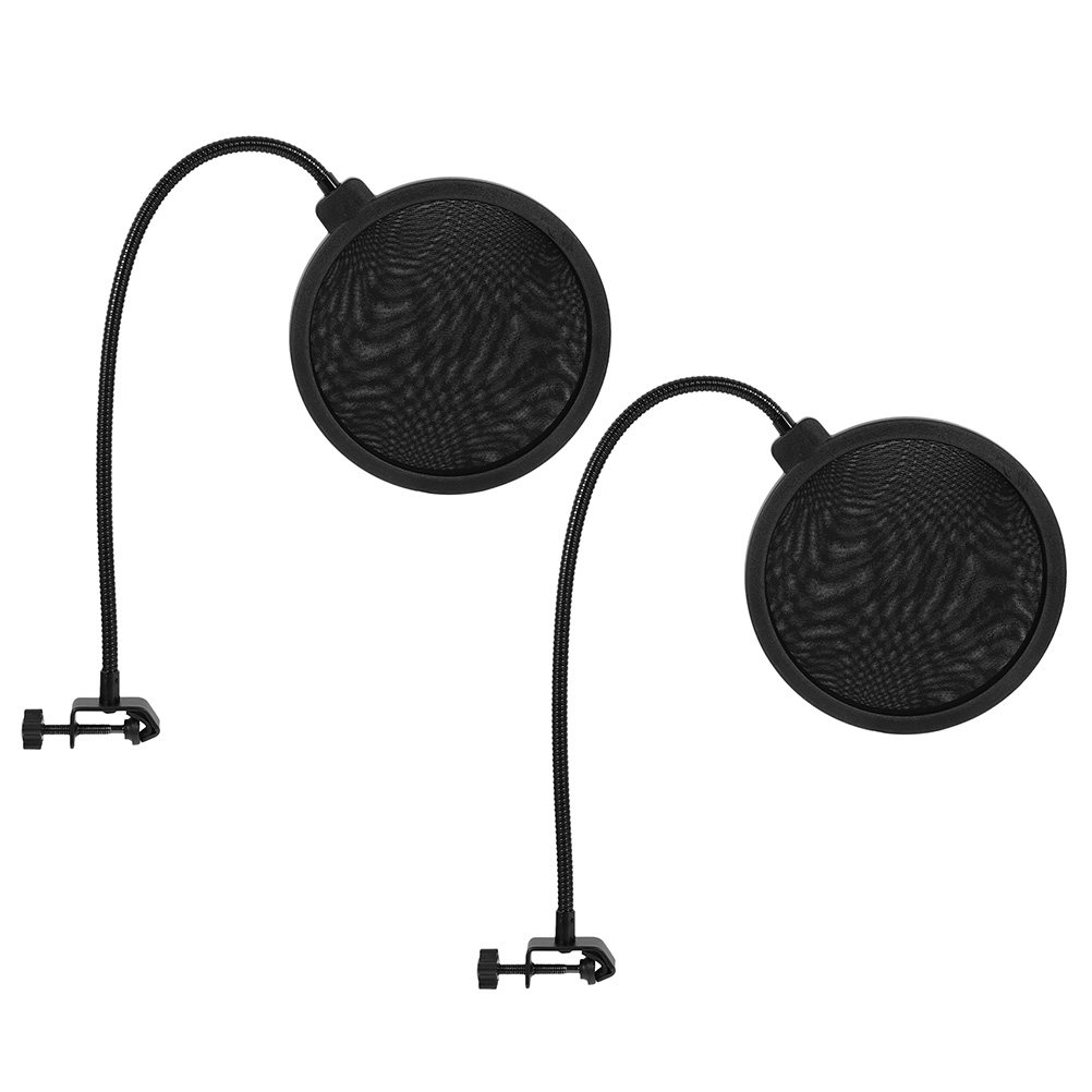 2Pcs Mic Windscreen Shield Han - Recording Pop Filter ulasan dan harga