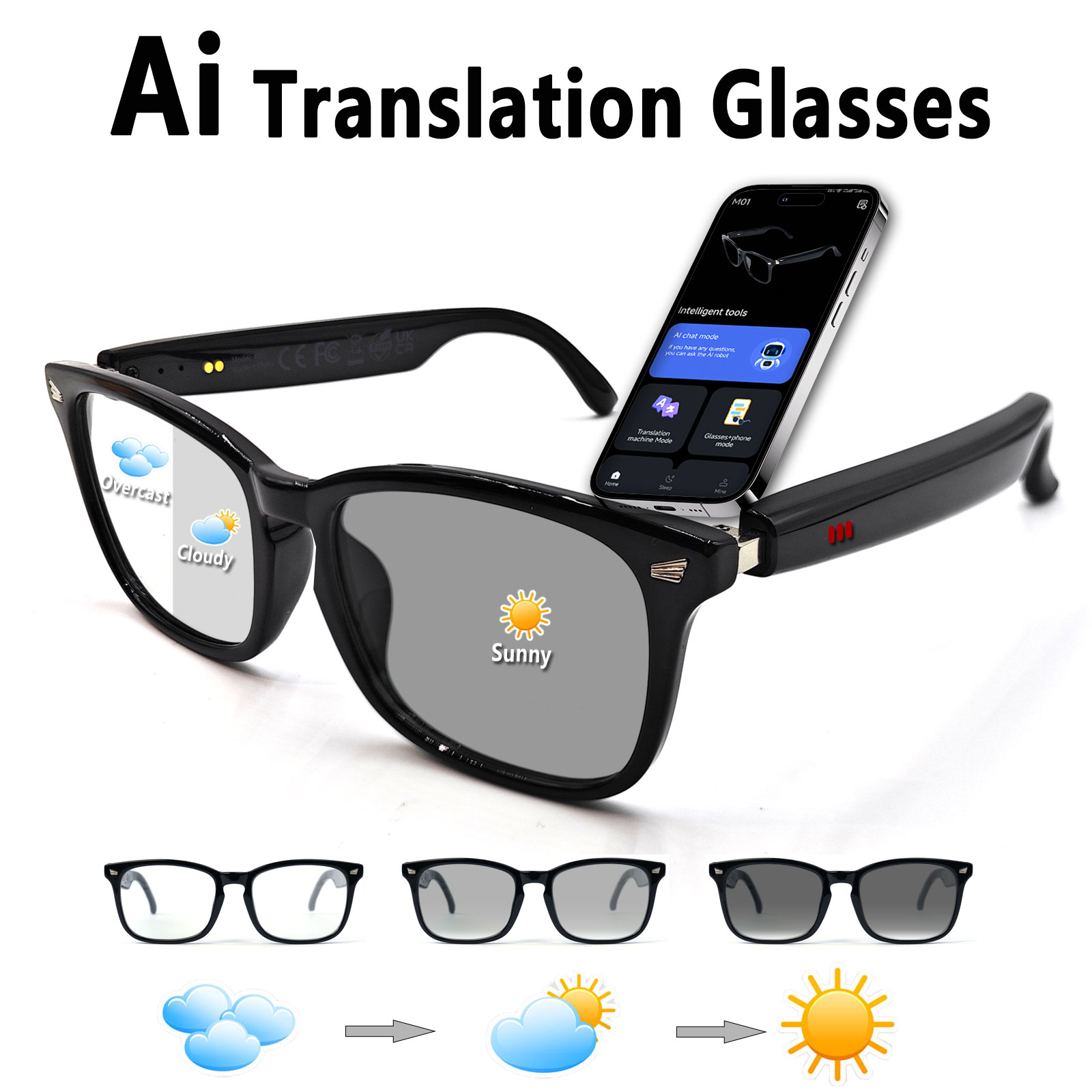 Audio glasses, translation gla - Audio Music Apps ulasan dan harga