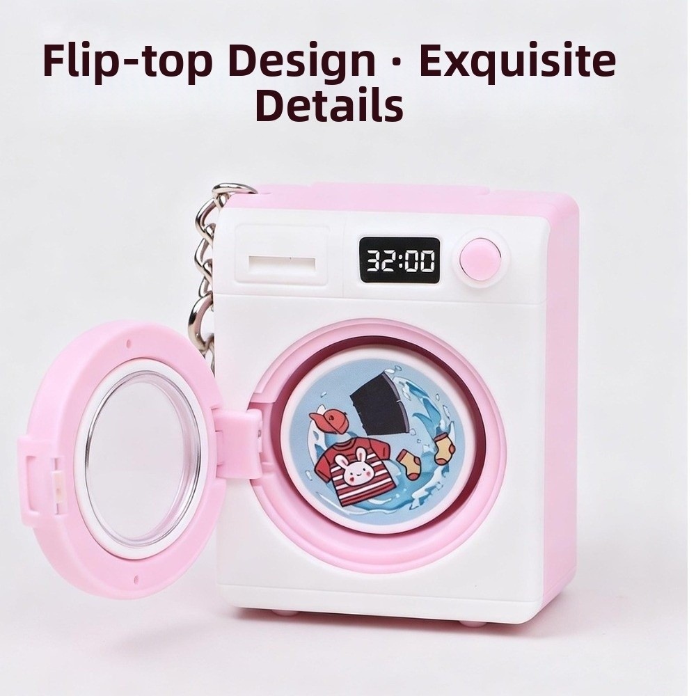 Funny Washing Machine Keychain - Audio Music Maker ulasan dan harga