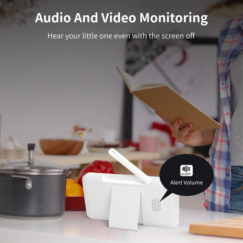 Babystar 5 Inch Wifi Baby Moni - Audio Music Apps ulasan dan harga