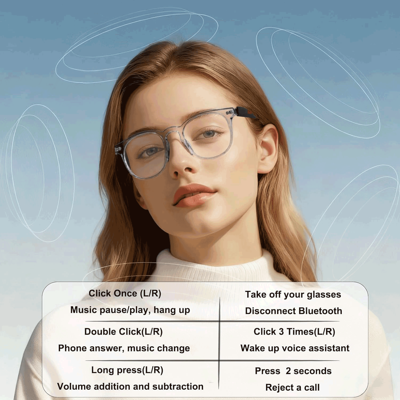 Smart Audio Glasses, Real-Time - Audio Music Apps ulasan dan harga