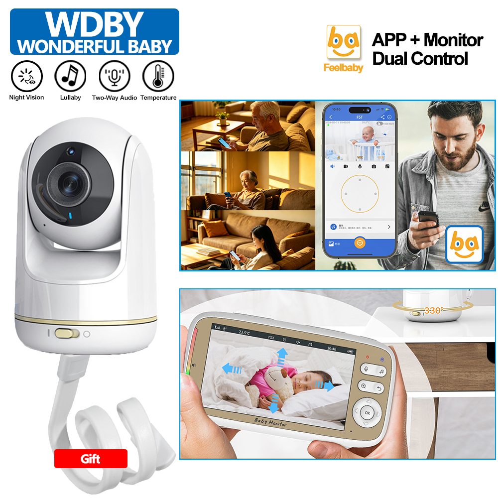 5 Inch Baby Monitor 3X Zoom PT - Audio Music Apps ulasan dan harga
