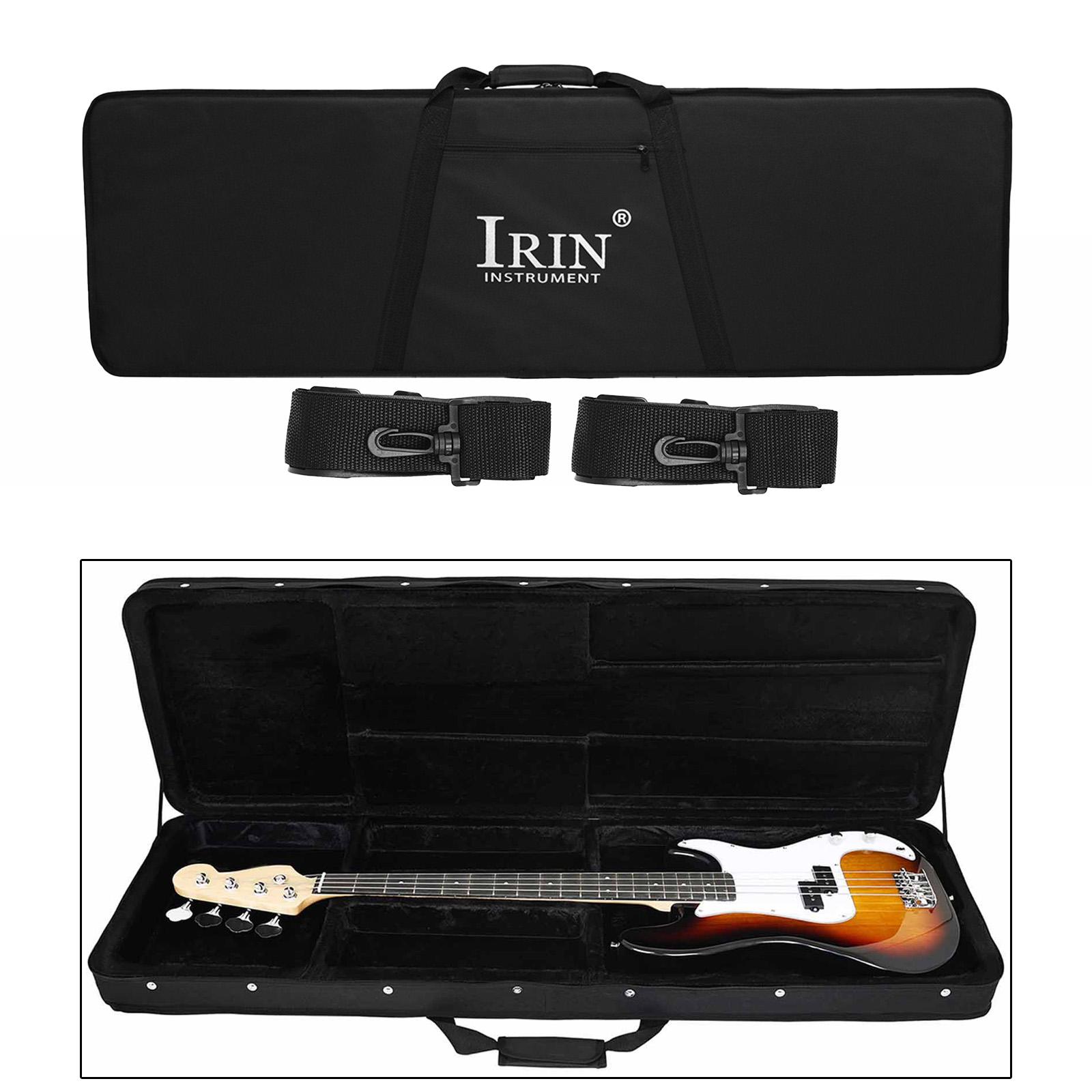 Bass Guitar Bag Black Portable - Case Guitar Gig Bag ulasan dan harga