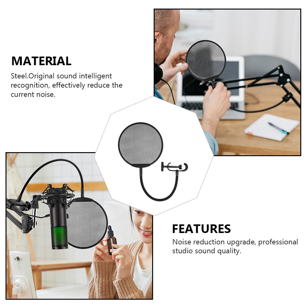 1Pcs Professional Microphone W - Recording Pop Filter ulasan dan harga