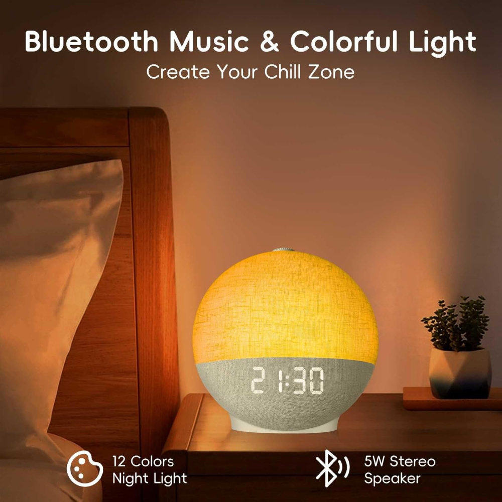 Wake Up Light Sunrise Alarm Cl - Audio Music Maker ulasan dan harga