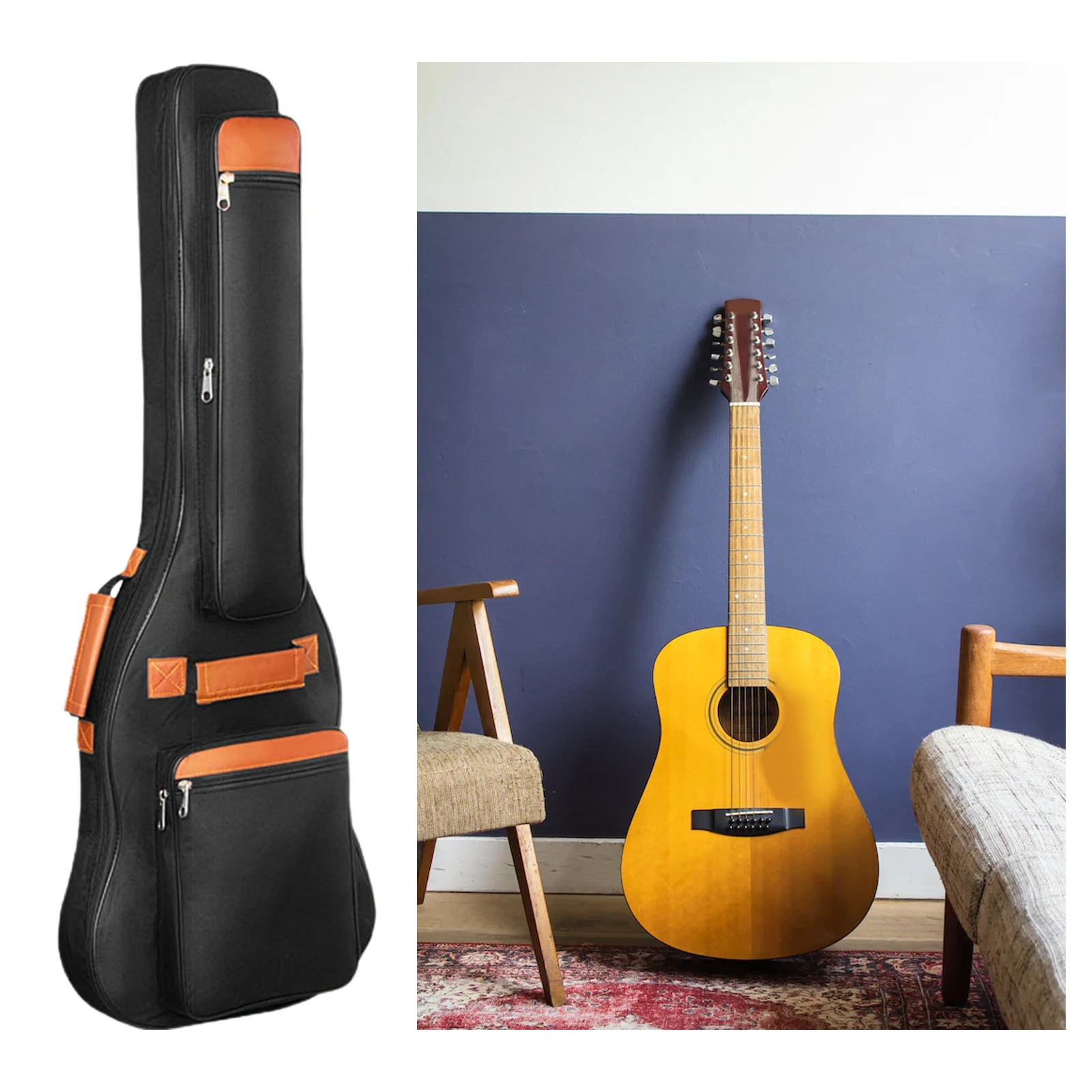 Electric Guitar Bag Bass 10mm  - Case Guitar Gig Bag ulasan dan harga