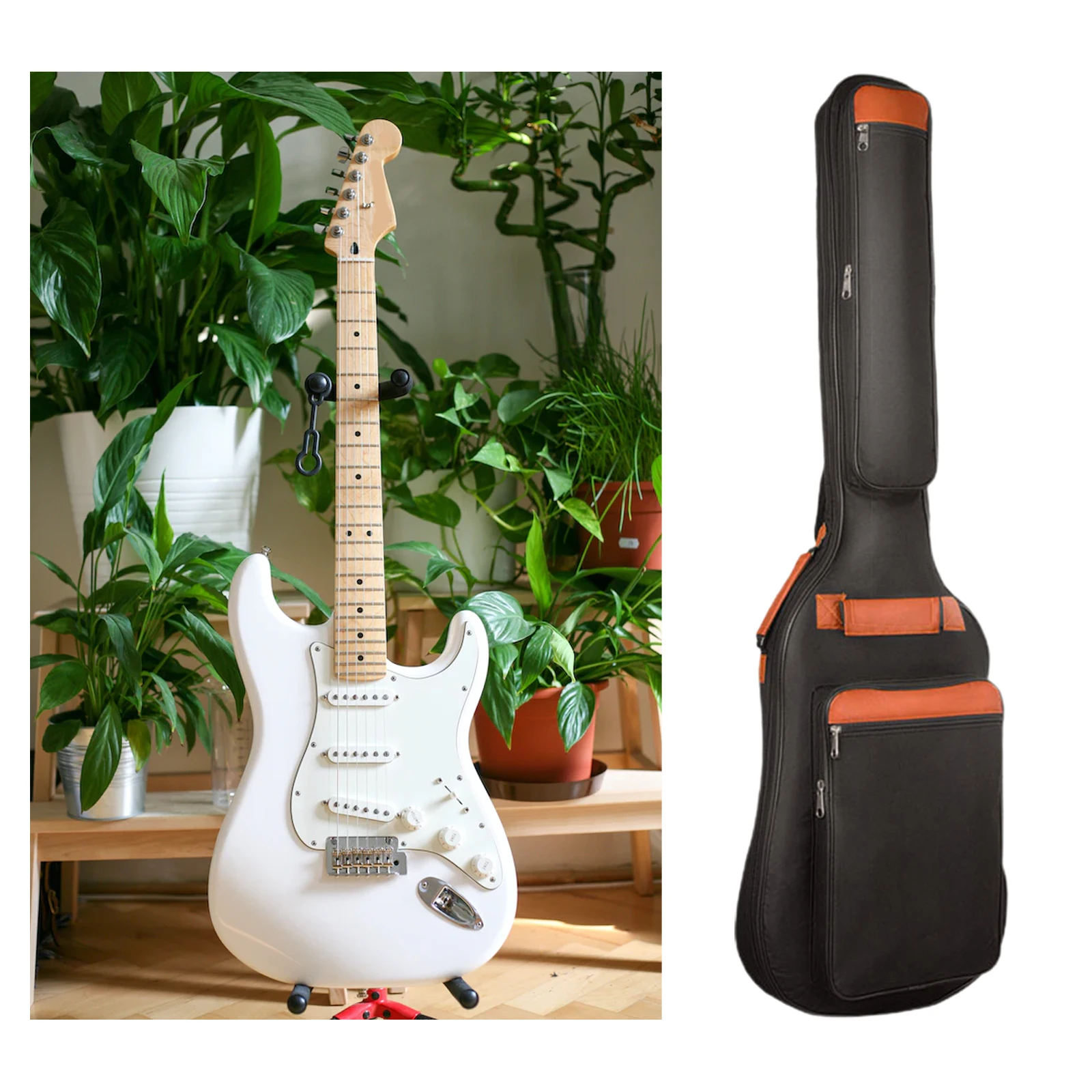 Electric Guitar Bag Bass 10mm  - Case Guitar Gig Bag ulasan dan harga